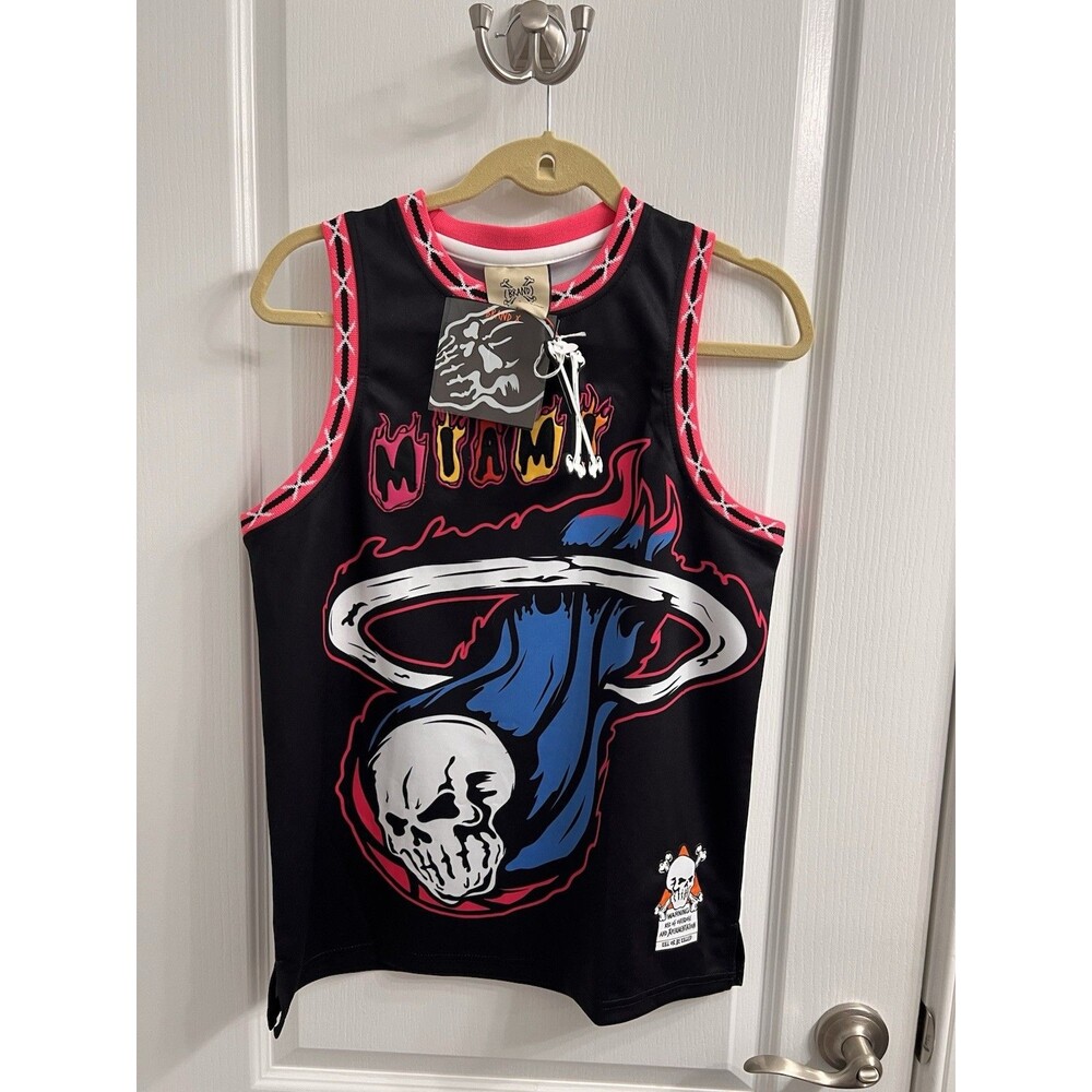 Brand X Reapers Of South Beach Basketball Jersey Dwayne Wade & LeBron James YL